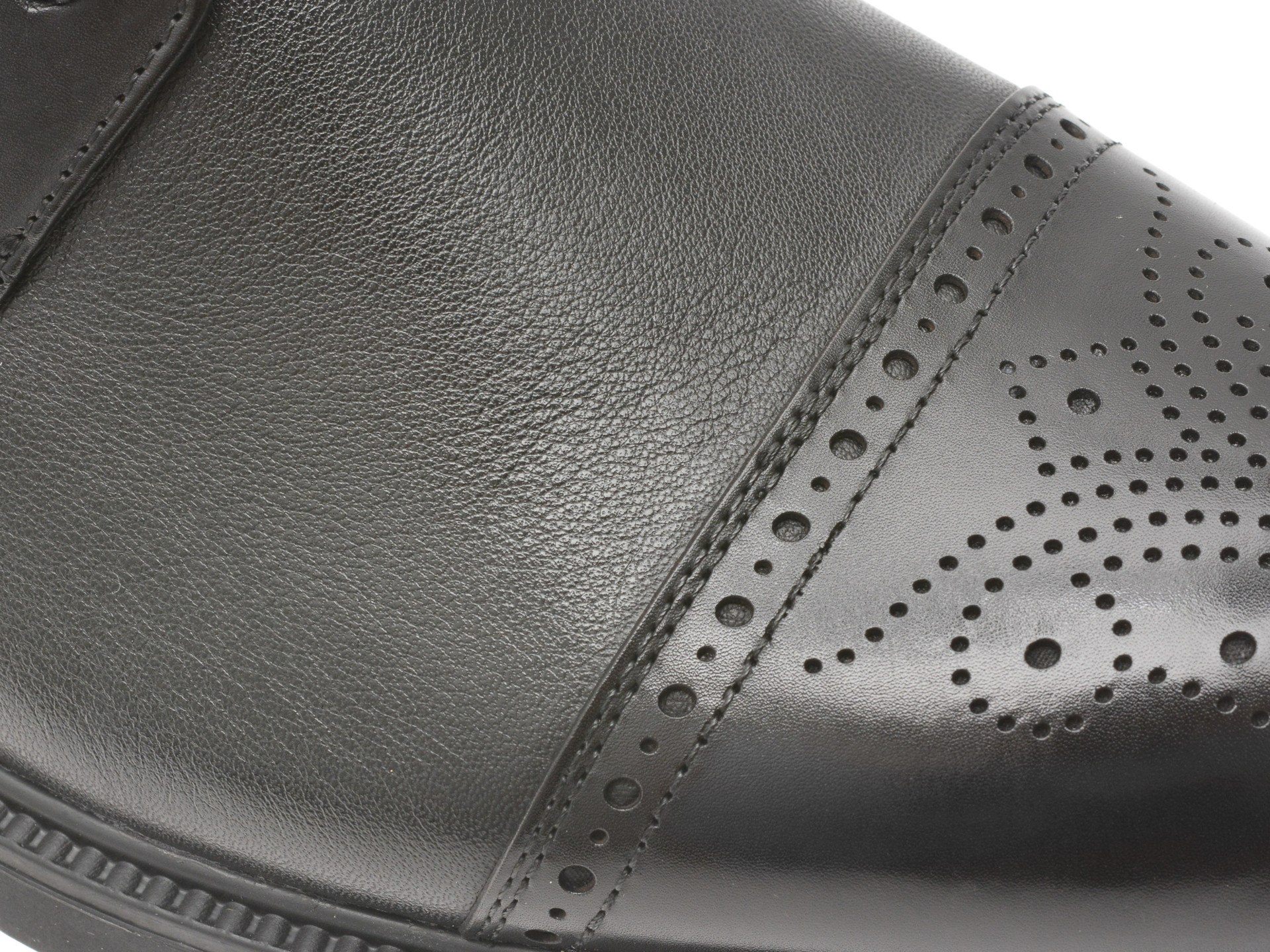 Pantofi eleganti OTTER negri, 30008, din piele naturala