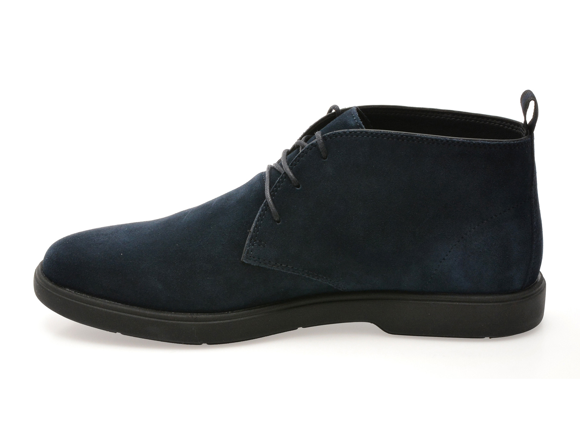 Pantofi GEOX bleumarin, U56LAD, din piele intoarsa