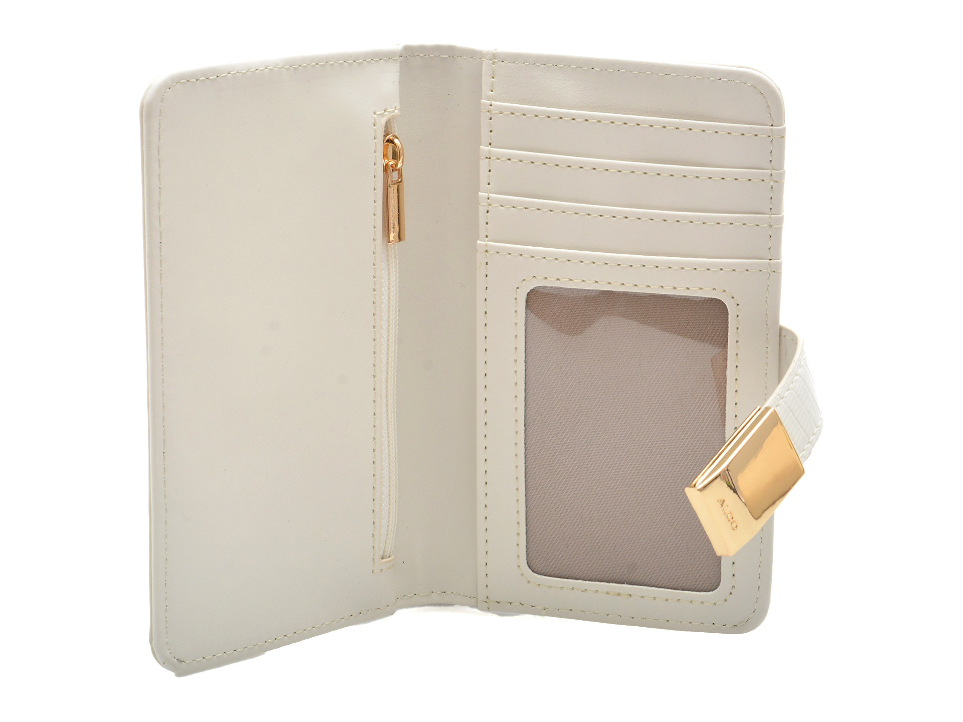 Portofel ALDO alb, SANDGATE 100, din piele ecologica