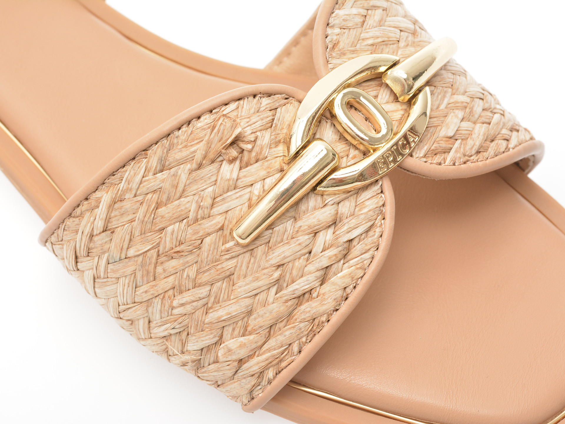 Sandale EPICA bej, 82951, din material textil