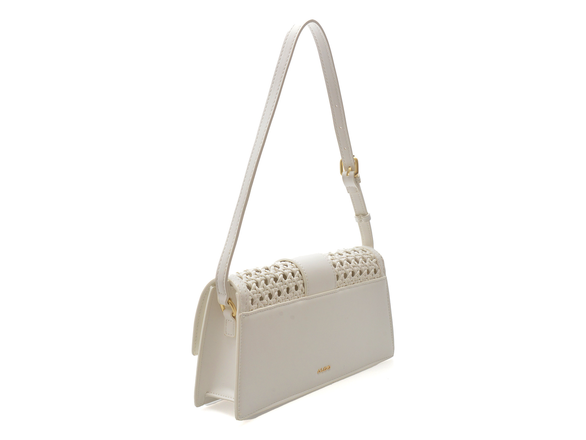 Geanta ALDO alba, ZENITH PURSE 135, din piele ecologica
