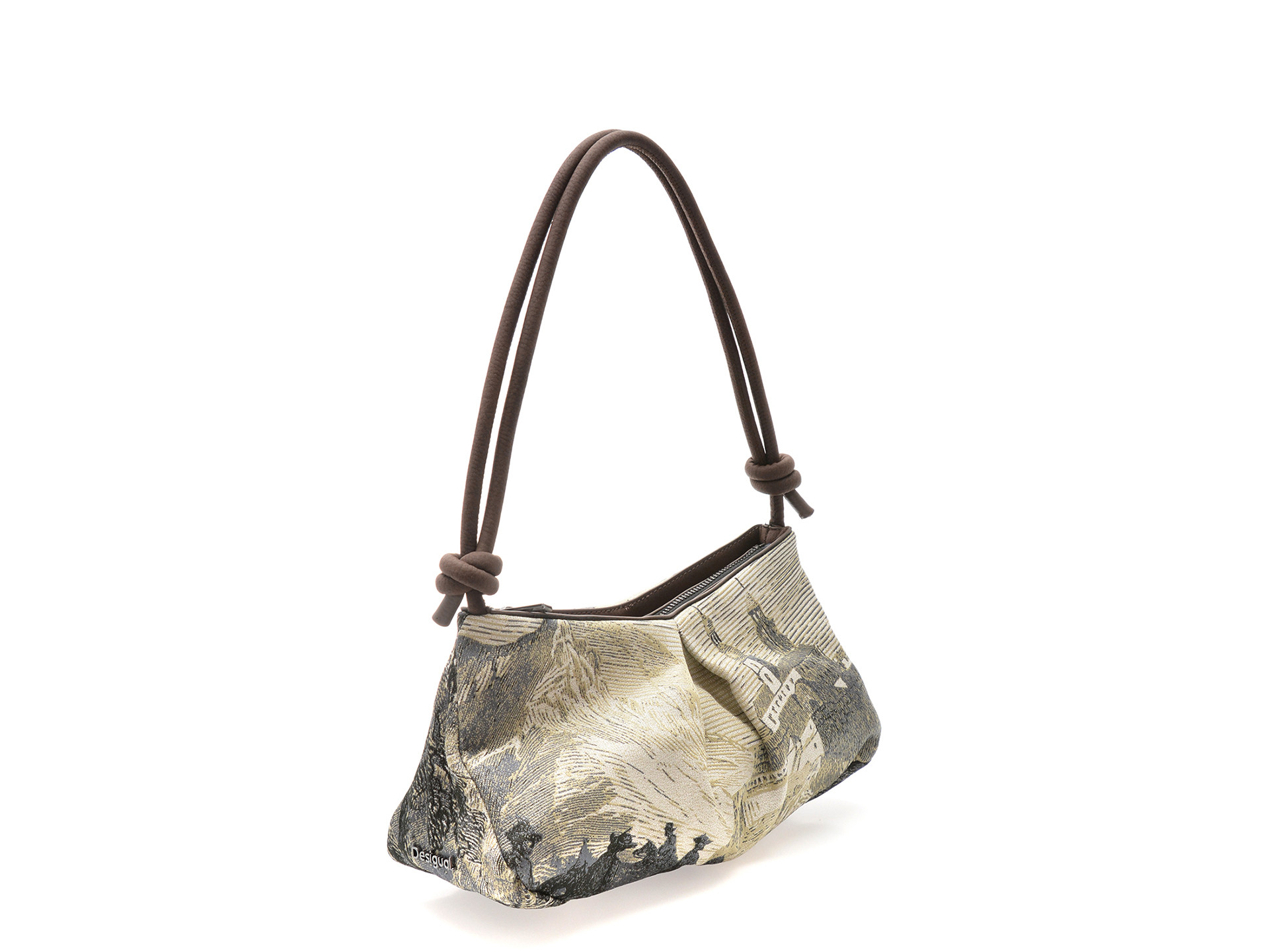 Geanta DESIGUAL gri, WAXW05, din material textil