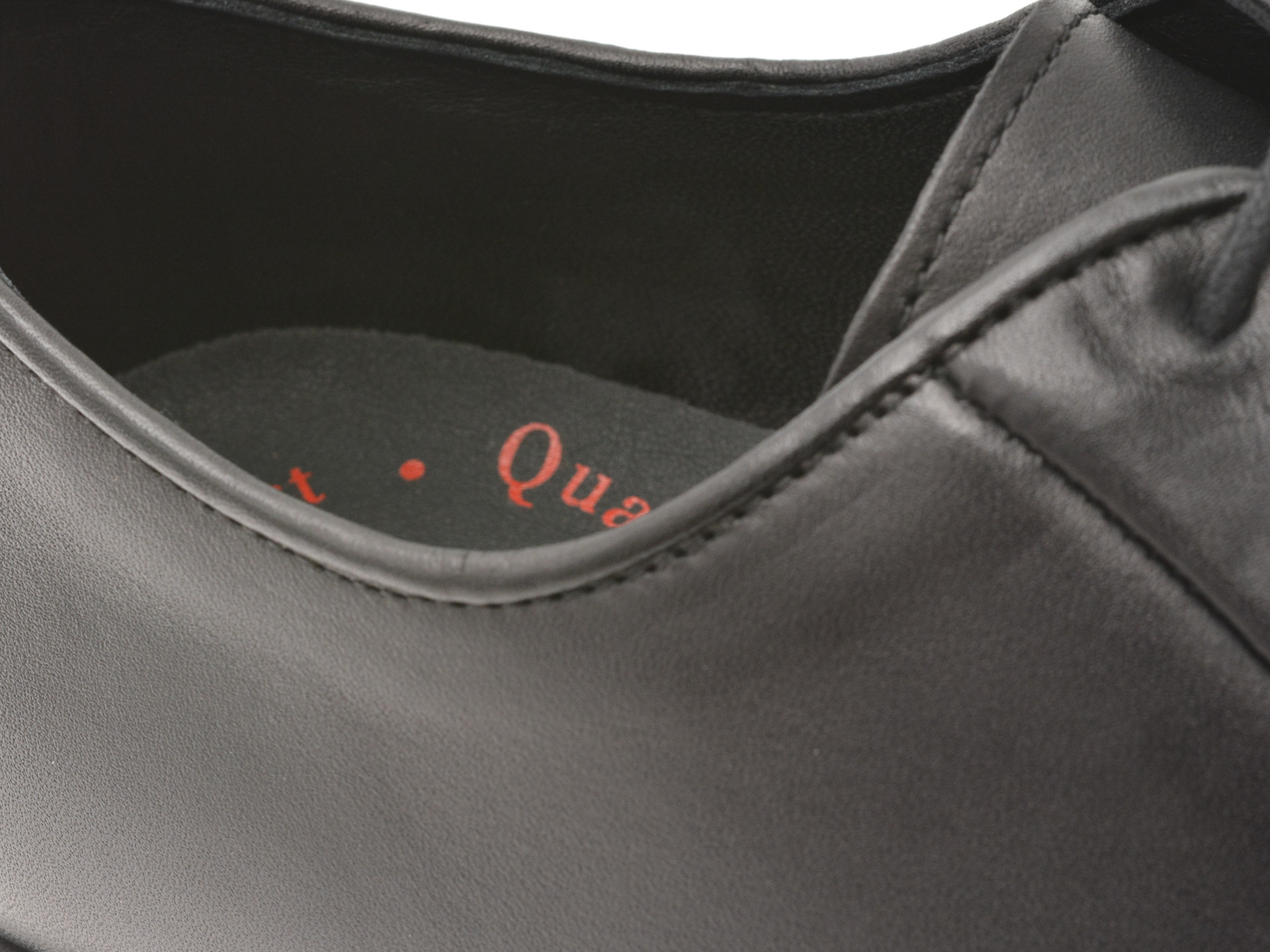 Pantofi eleganti OTTER negri, E1801, din piele naturala