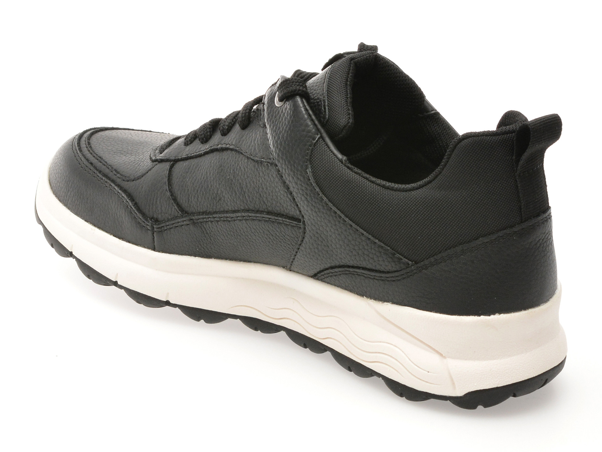 Pantofi sport GEOX negri, D3626D, din piele naturala