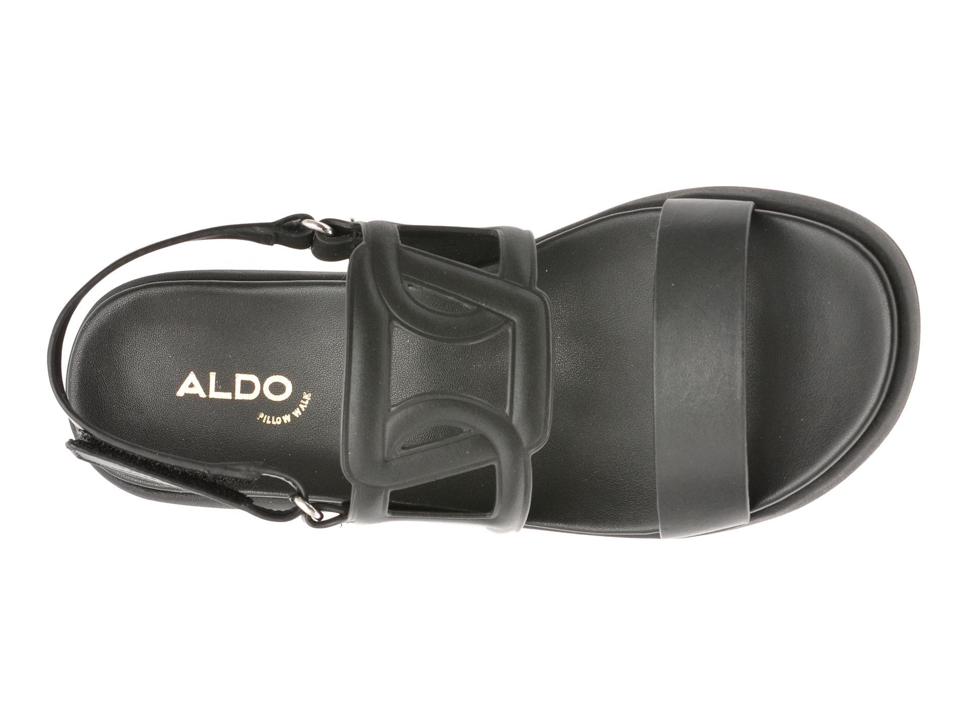 Sandale ALDO negre, ONUVIA 001, din piele naturala