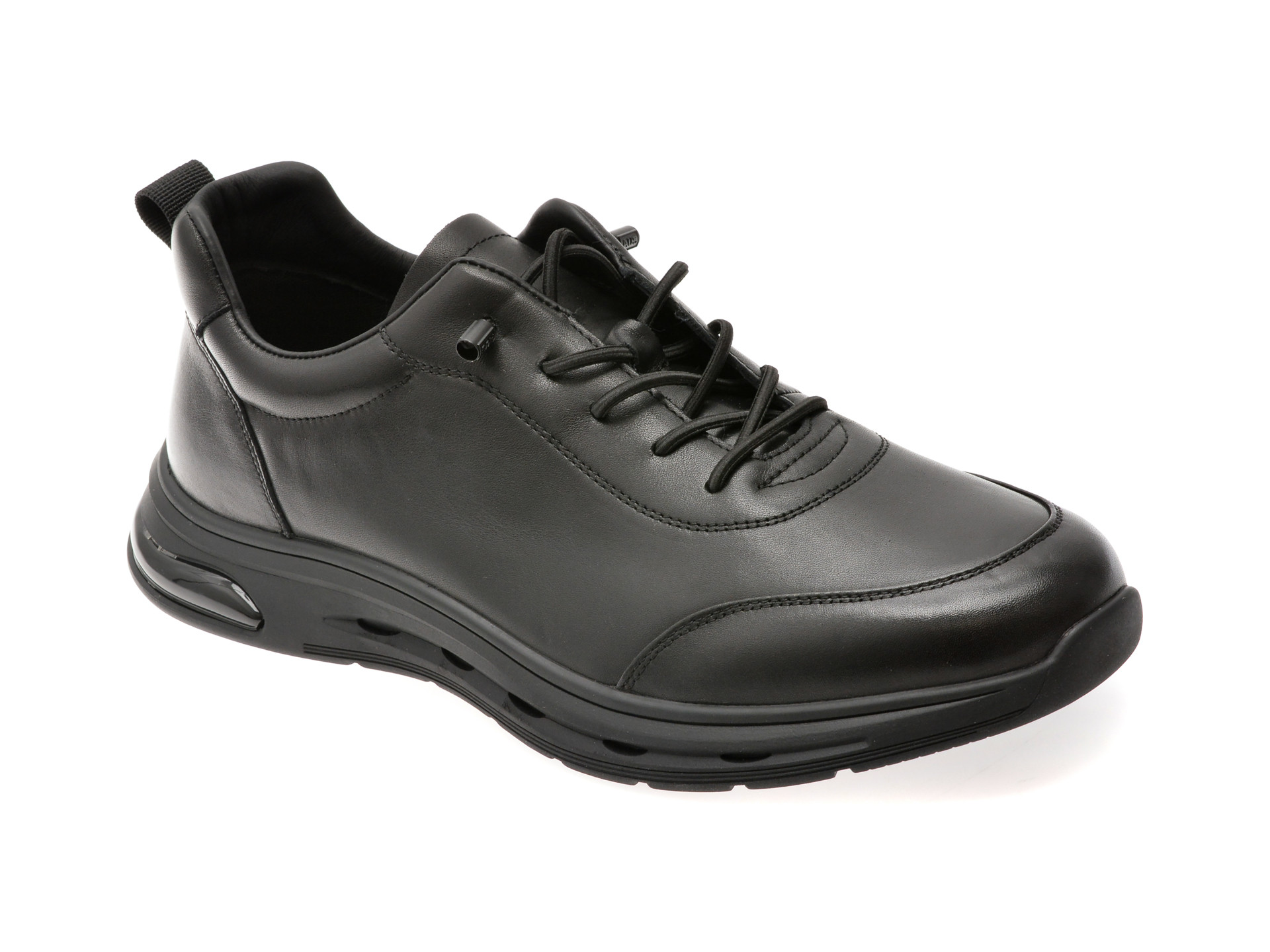Pantofi sport EPICA negri, T8167, din piele naturala