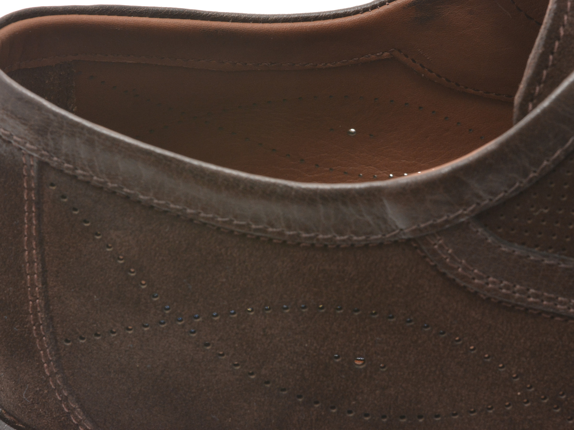 Mocasini eleganti LE COLONEL maro, 48893, din piele intoarsa