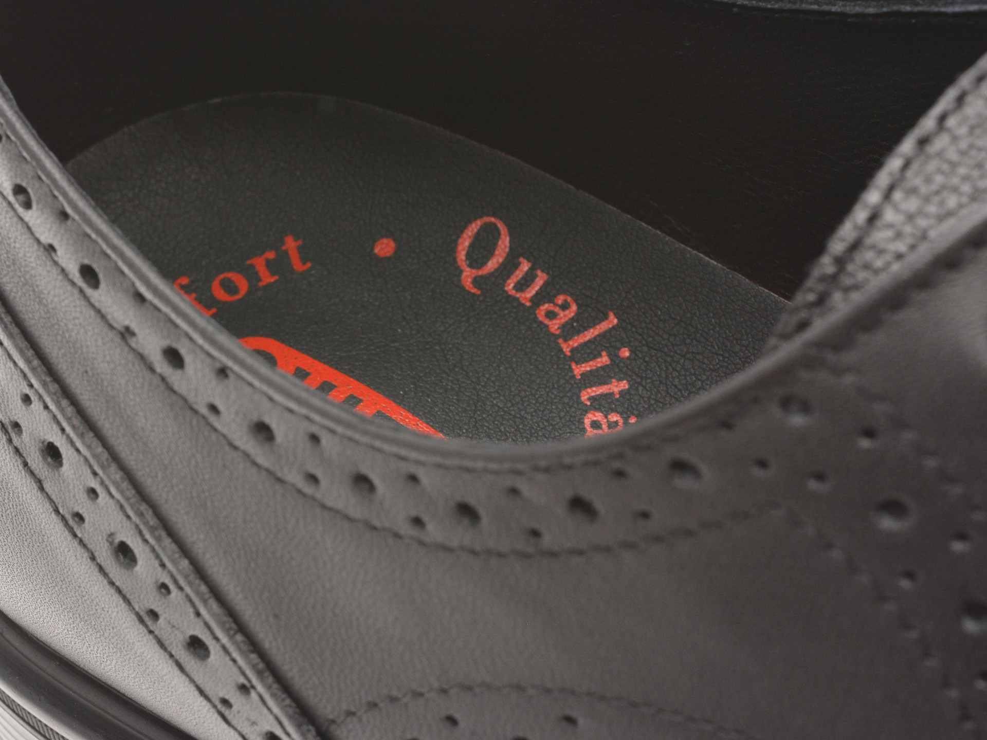 Pantofi eleganti OTTER negri, 400304, din piele naturala