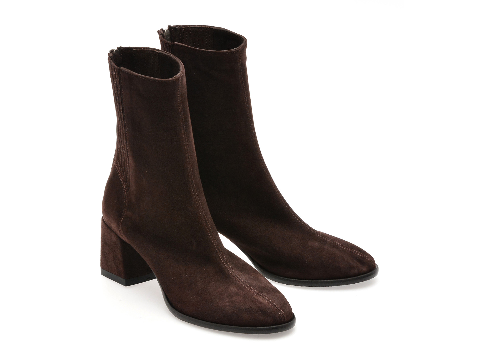 Ghete EPICA maro, 2771083, din piele intoarsa