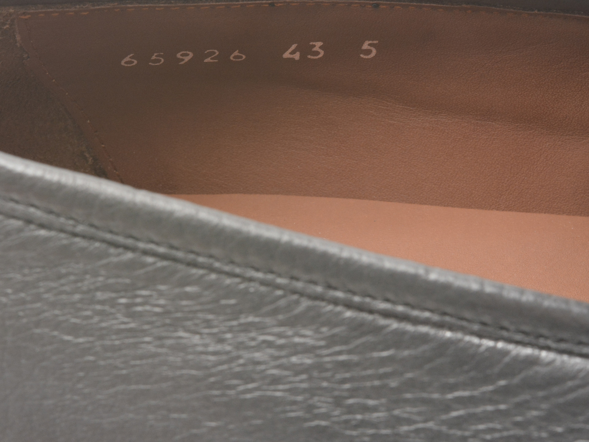 Mocasini eleganti LE COLONEL gri, 65926, din piele naturala