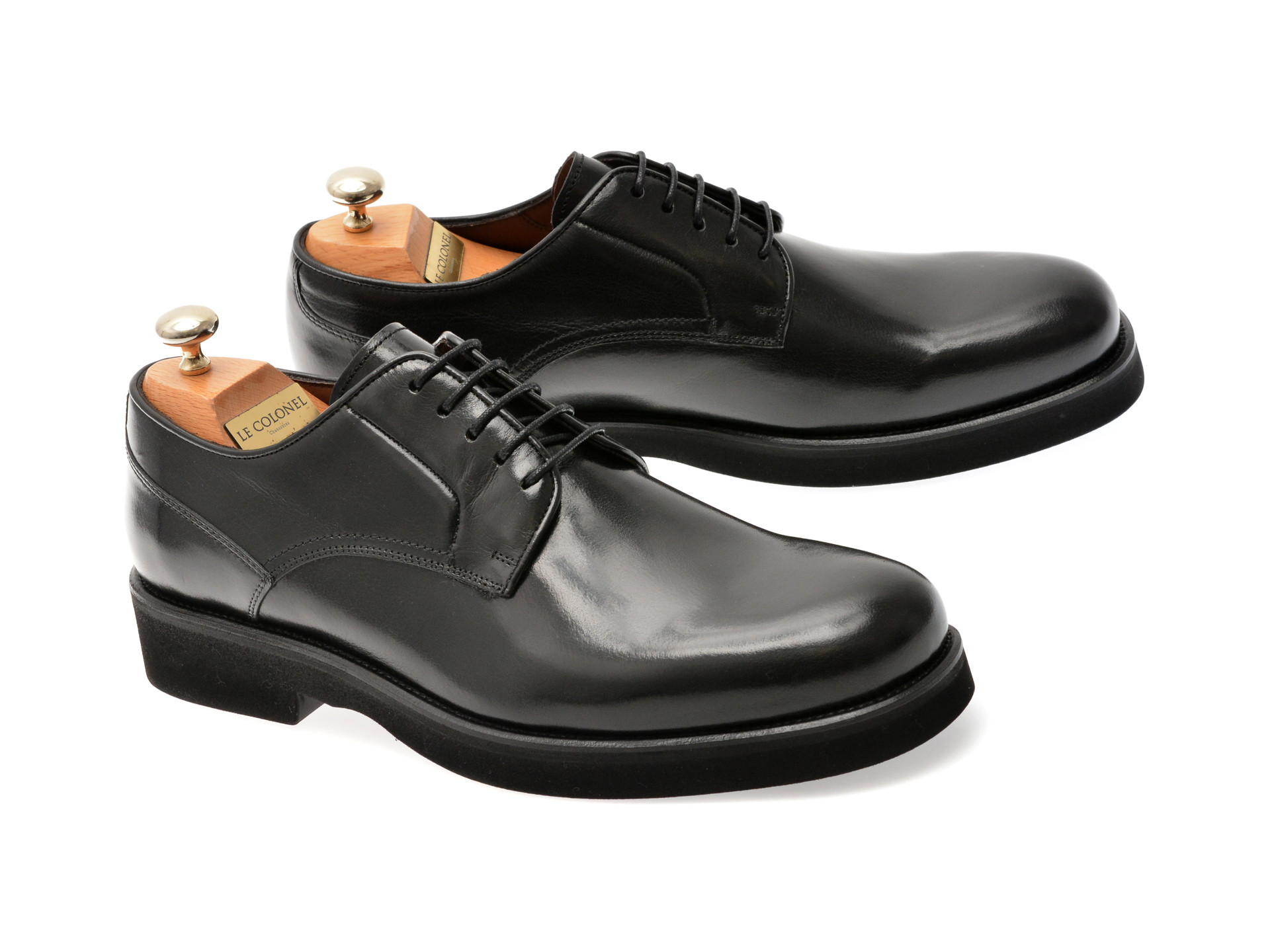 Pantofi eleganti LE COLONEL negri, 69502, din piele naturala