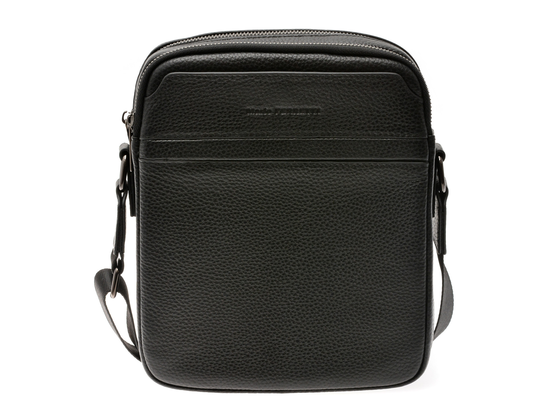 Borseta MARIO FERRETTI negru, 2607, din piele naturala