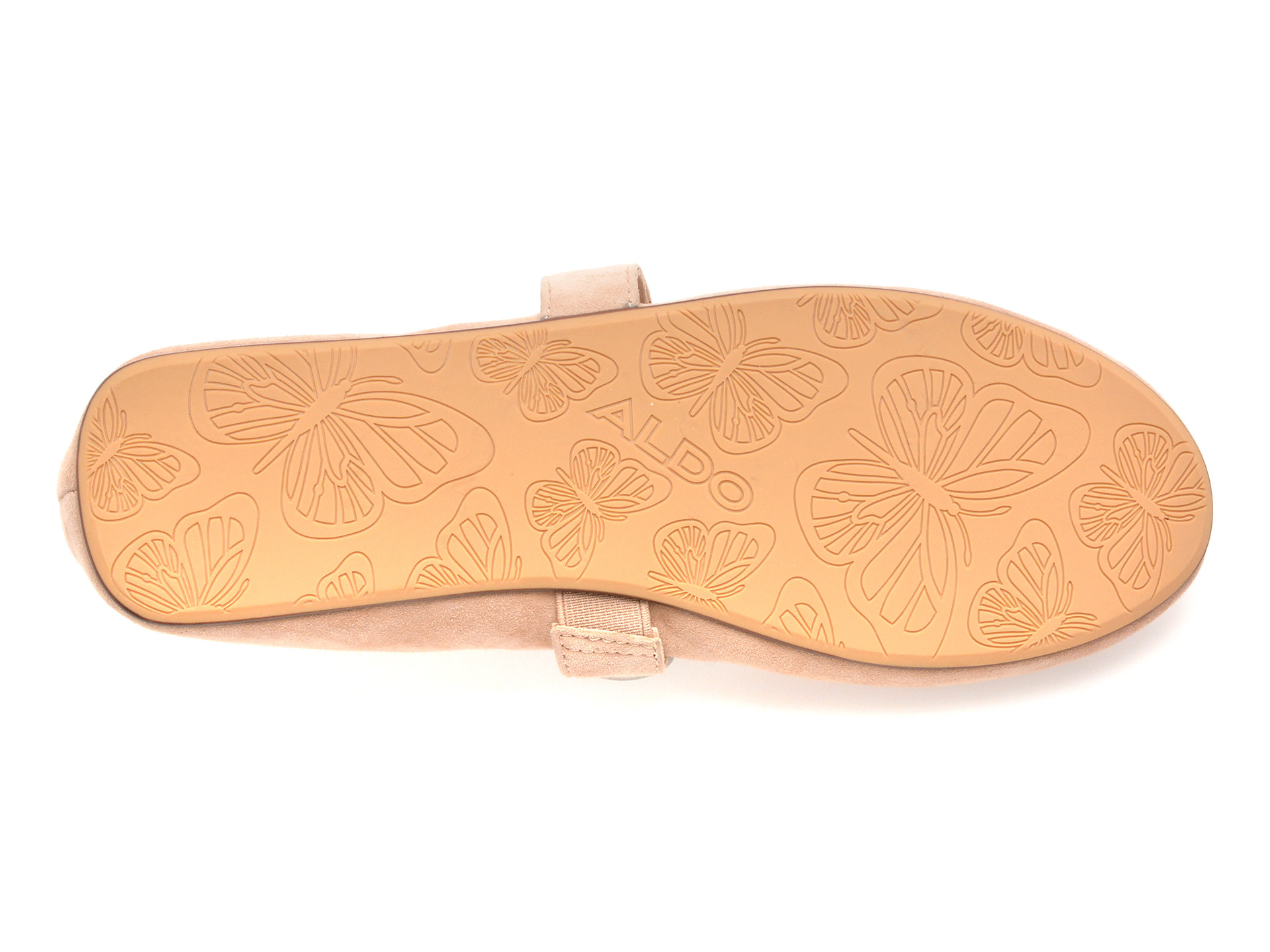 Balerini ALDO bej, FIGGIS 274, din piele intoarsa