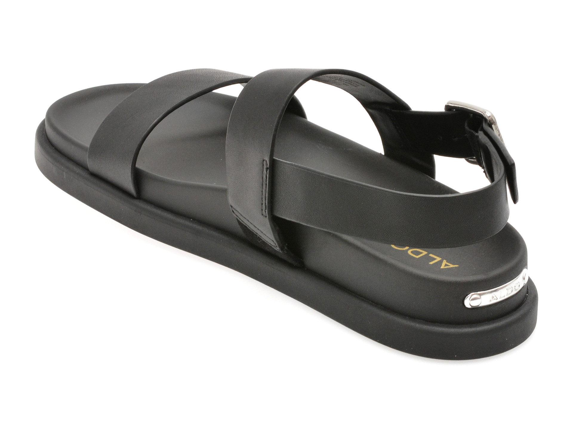 Sandale ALDO negre, LAROISEAN 001, din piele naturala