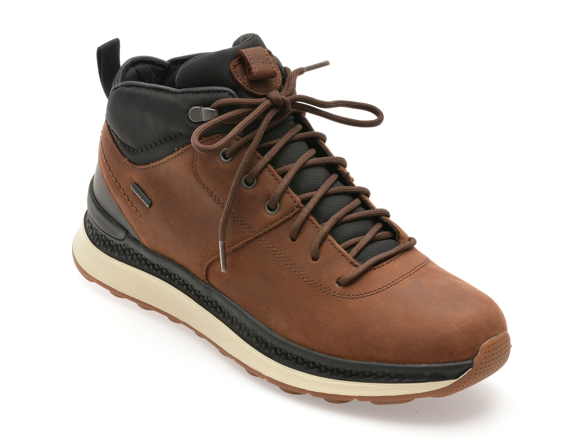 Ghete GEOX maro, U56HMC, din piele naturala