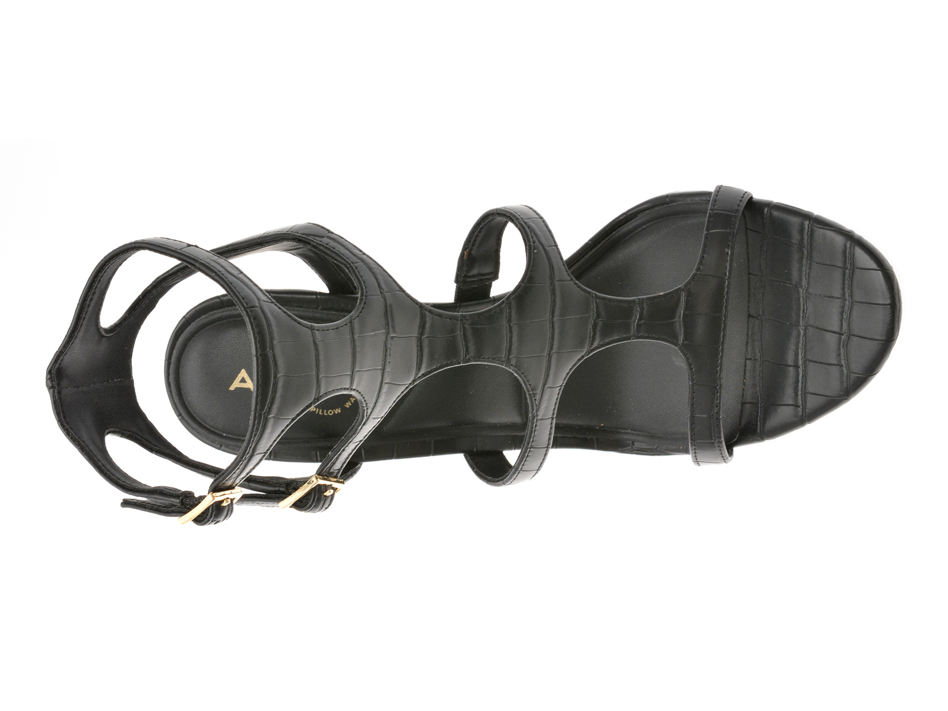 Sandale elegante ALDO negre, QUINTINA 001, din piele ecologica