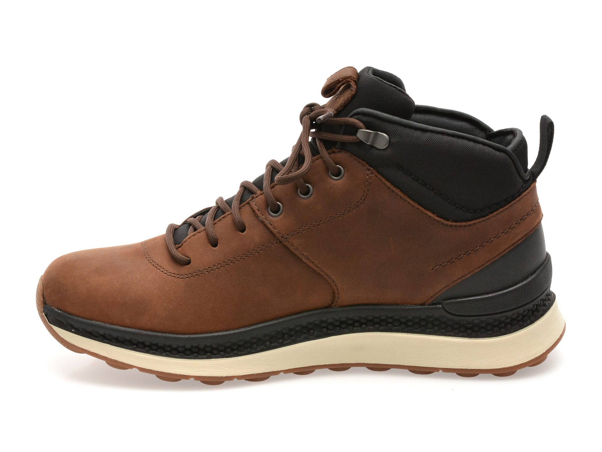 Ghete GEOX maro, U56HMC, din piele naturala