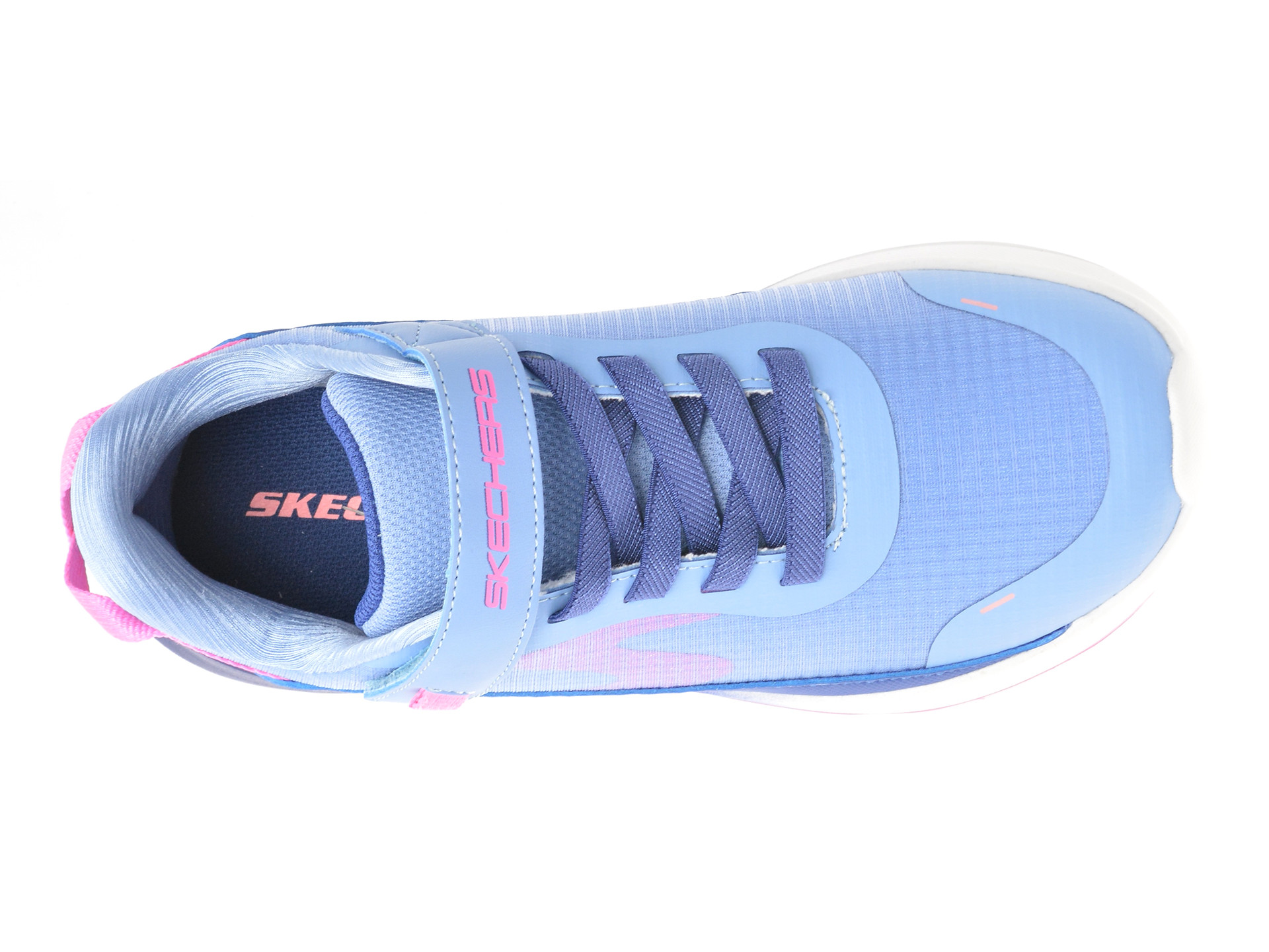 Pantofi sport SKECHERS albastri, WAVE 92, din material textil
