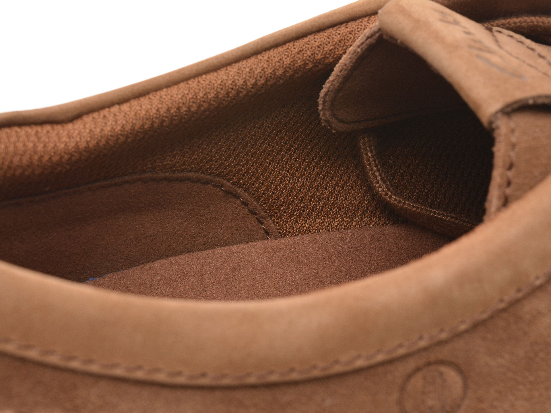 Mocasini CLARKS maro, POLDEN MOC, din piele intoarsa