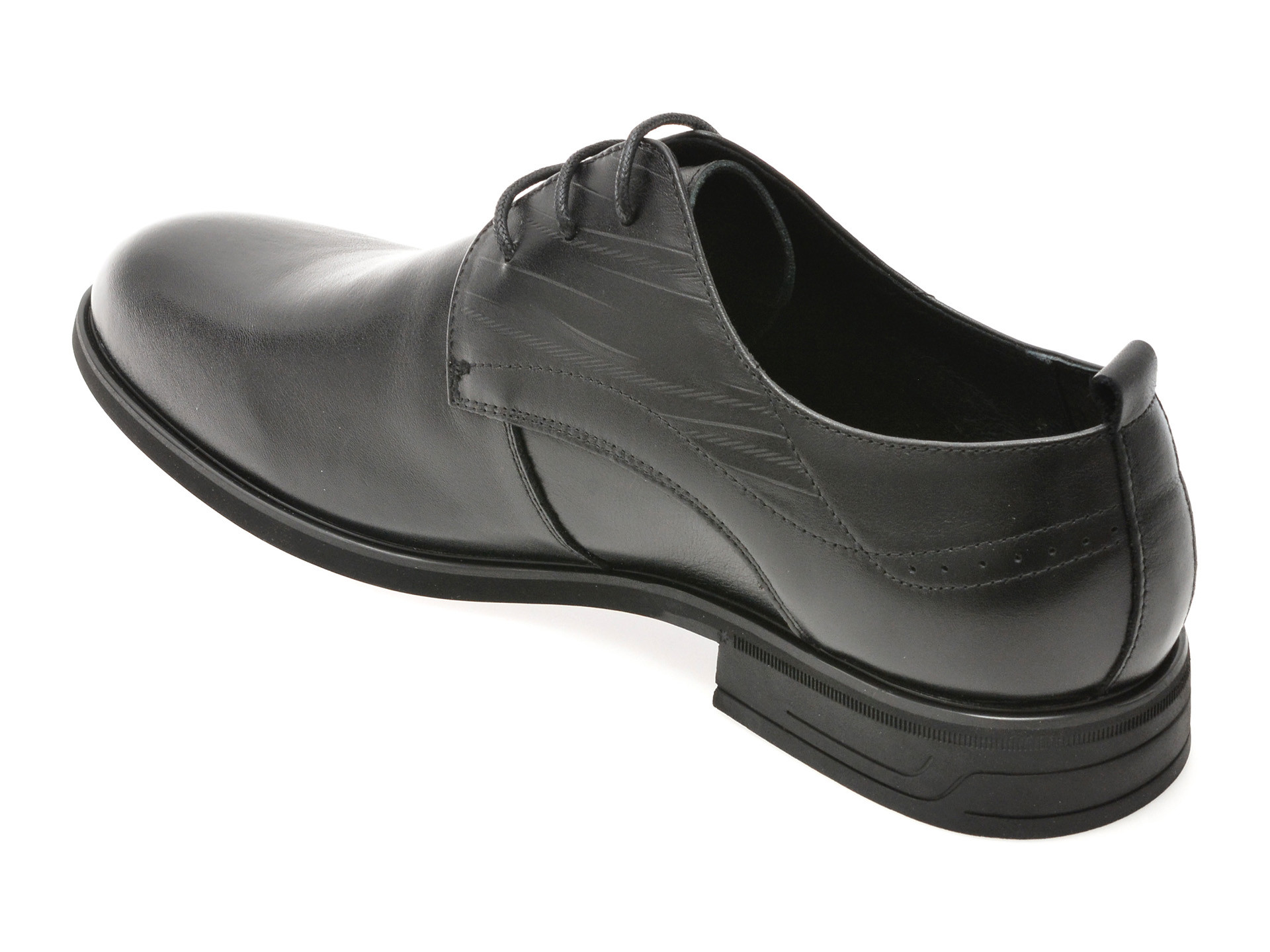 Pantofi eleganti OTTER negri, 37021, din piele naturala