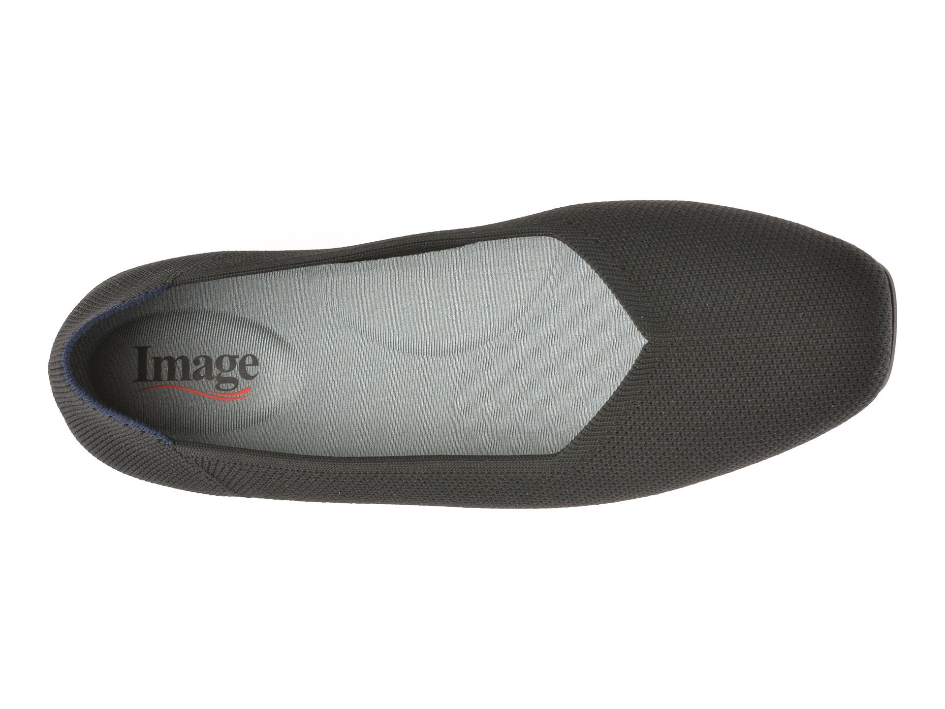 Balerini IMAGE negri, MS0928, din material textil