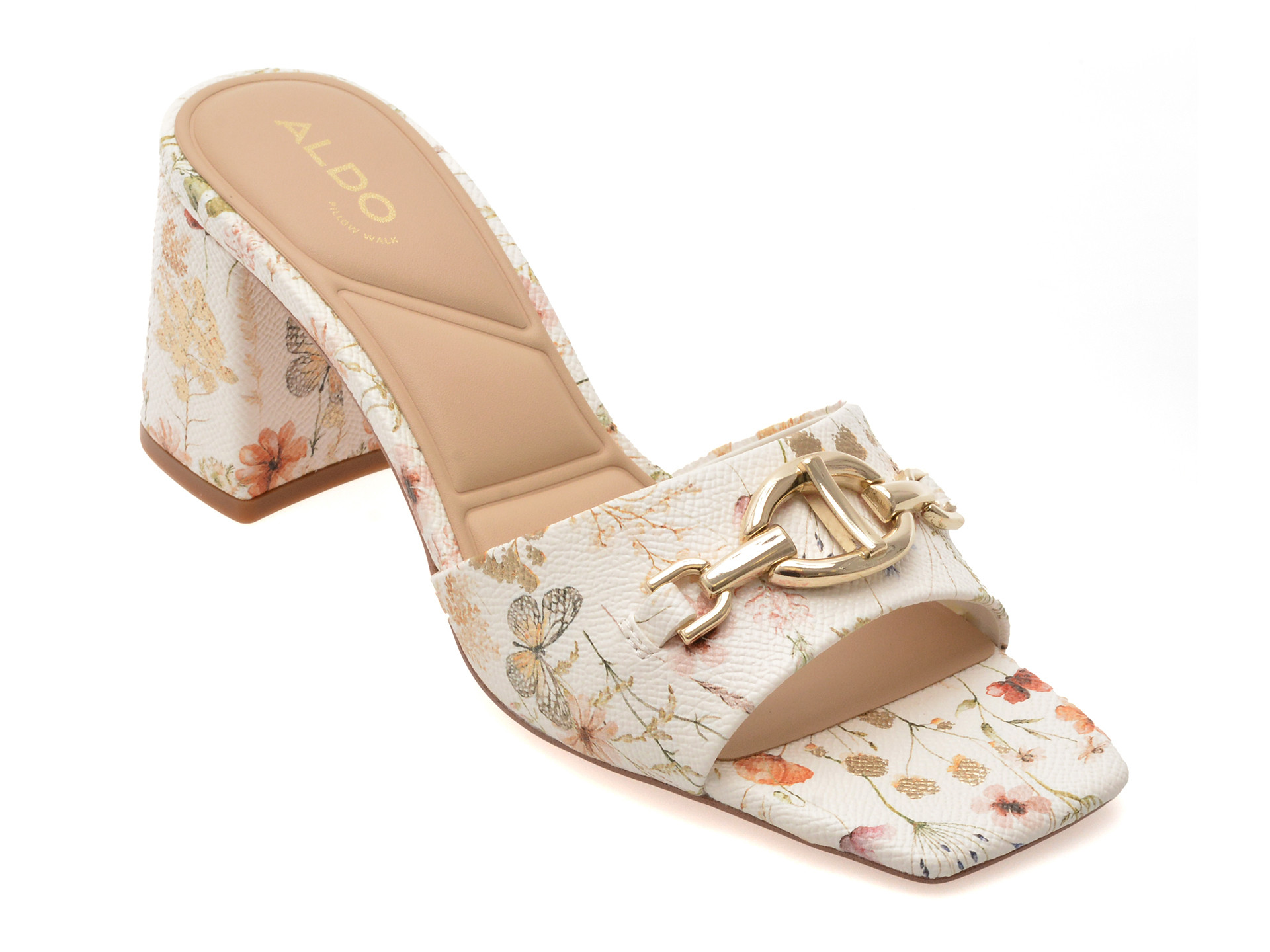 Papuci ALDO multicolor, SUNGLOW 978, din piele ecologica