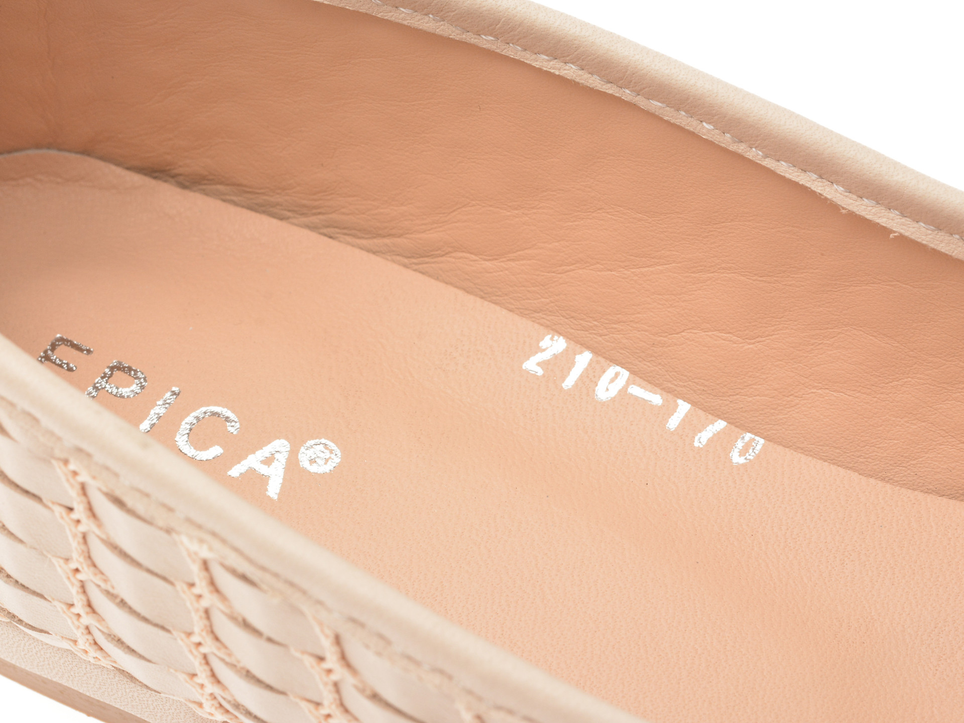 Balerini EPICA bej, 532210, din piele naturala