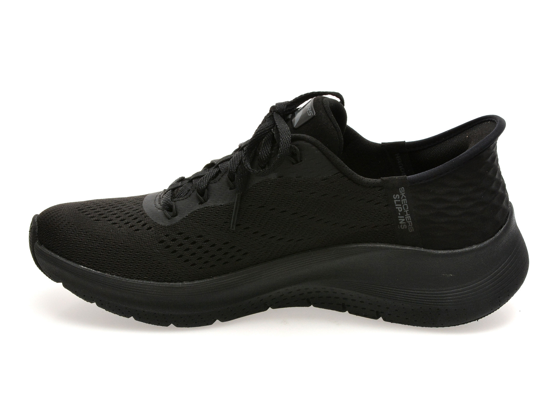 Pantofi sport SKECHERS negri, ARCH FIT 2.0, din material textil