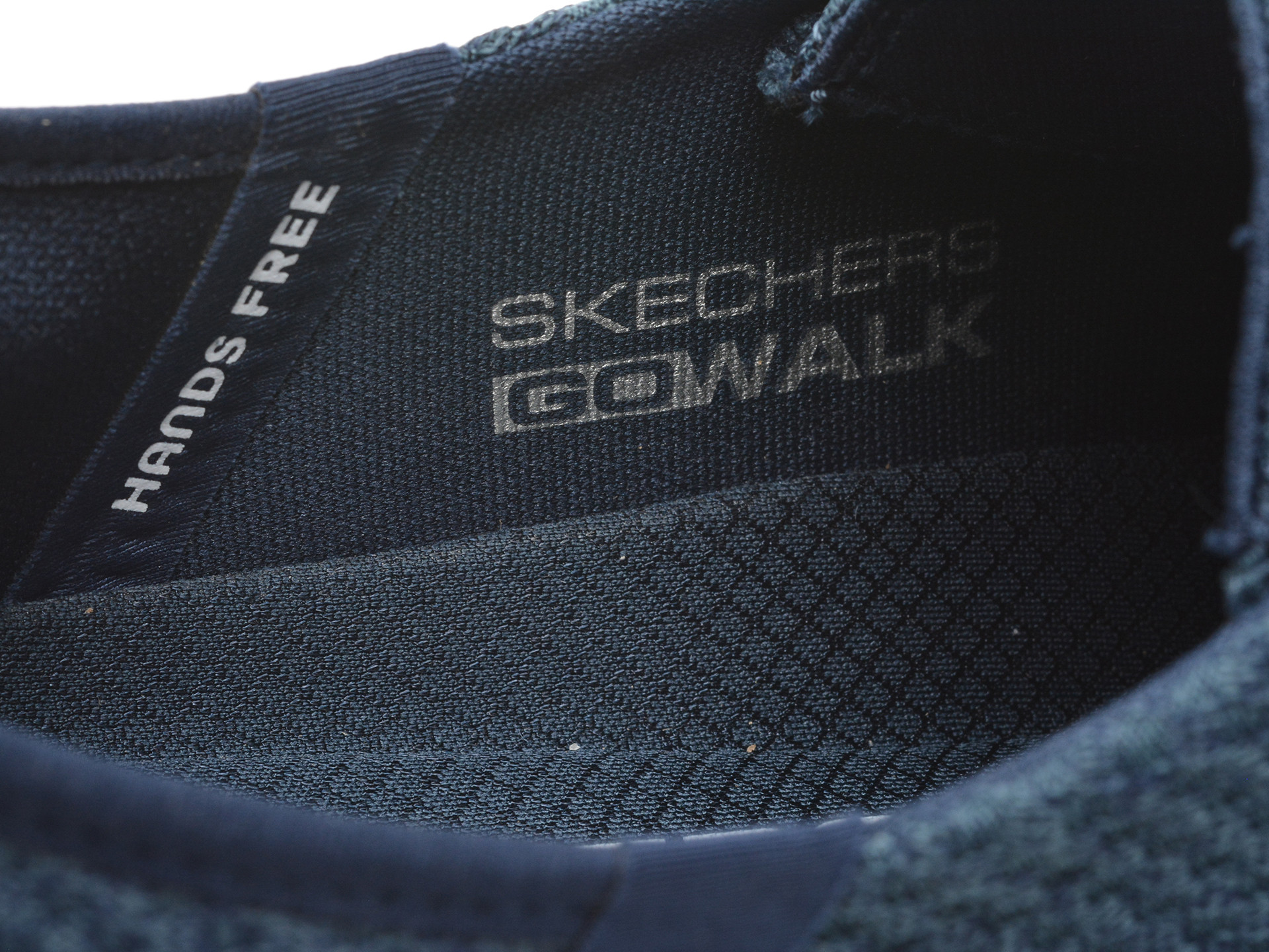 Mocasini SKECHERS bleumarin, GO WALK MAX, din material textil
