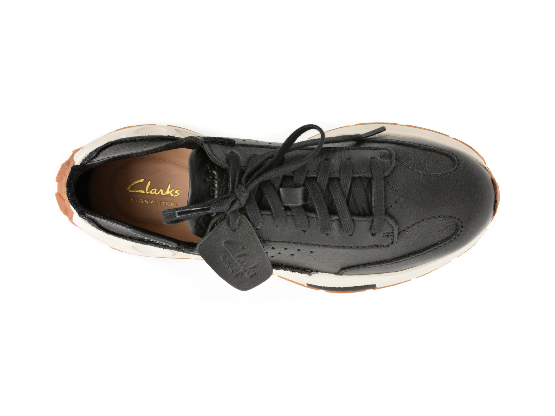 Pantofi sport CLARKS negri, CRAFT SPEED, din piele naturala