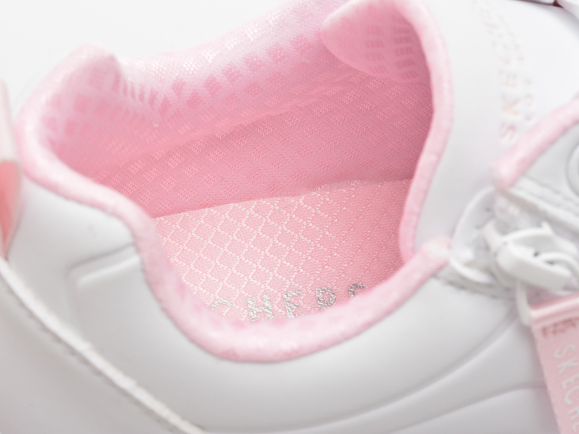 Pantofi sport SKECHERS albi, UNO LITE, din piele ecologica