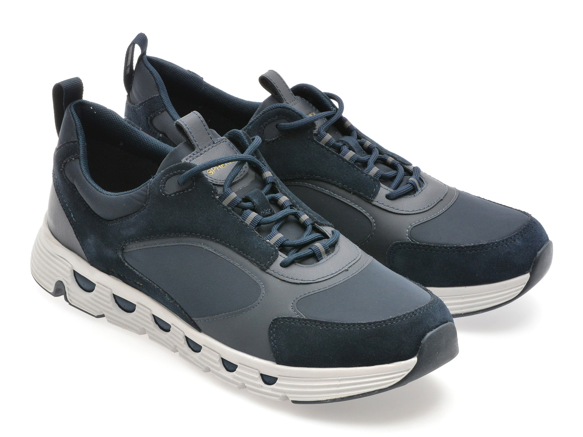 Pantofi sport GEOX bleumarin, U46HRA, din material textil