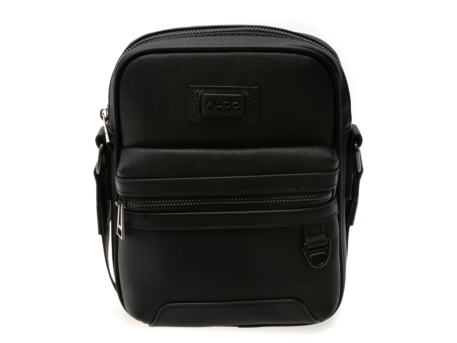 Geanta ALDO neagra, WEIZER 007, din piele ecologica