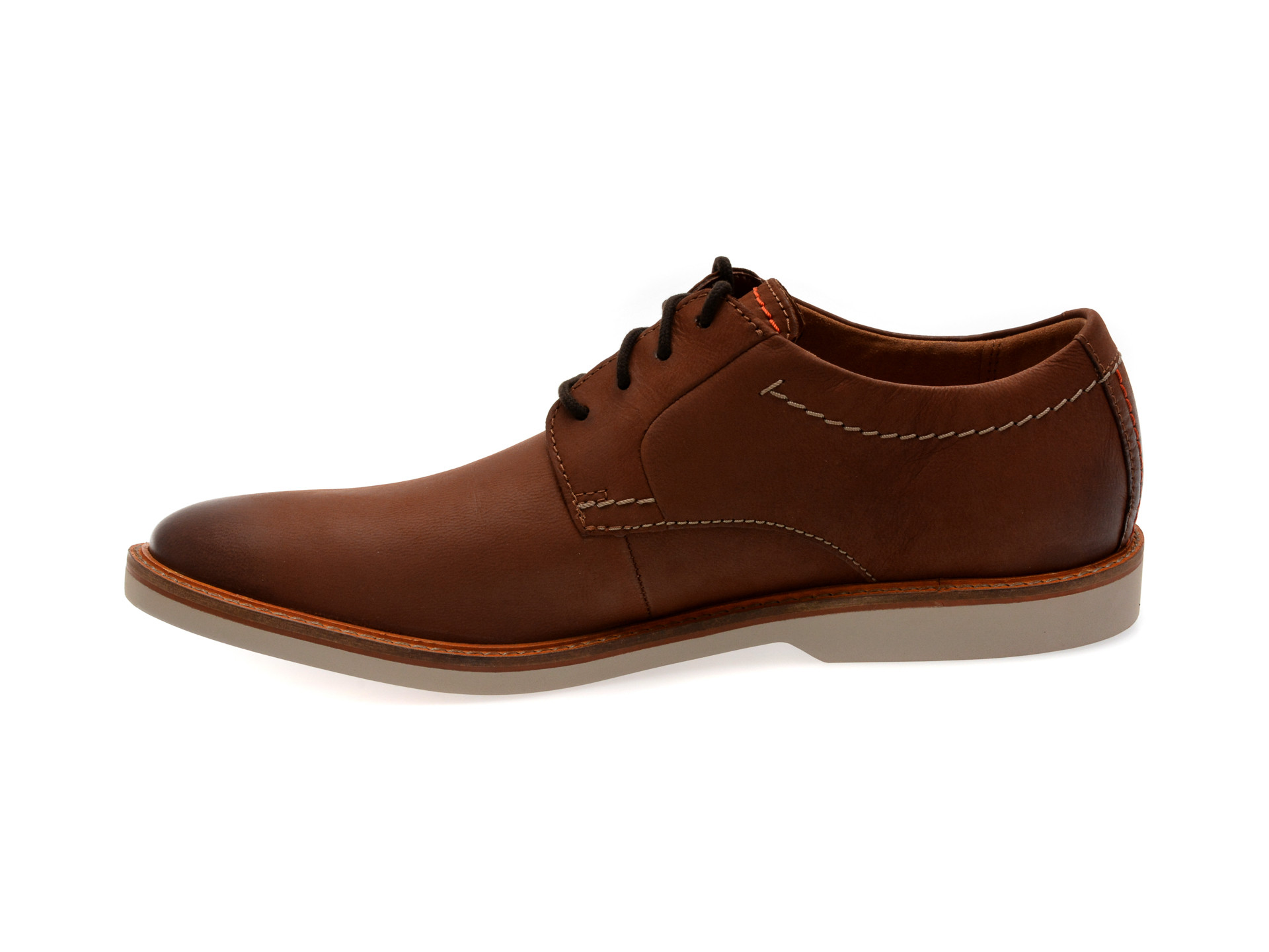 Pantofi eleganti CLARKS maro, ATTICUS LT LACE, din piele naturala