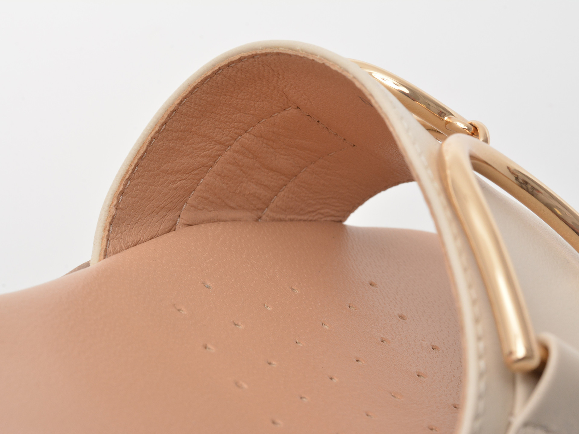 Sandale GEOX bej, D35SDA, din piele naturala