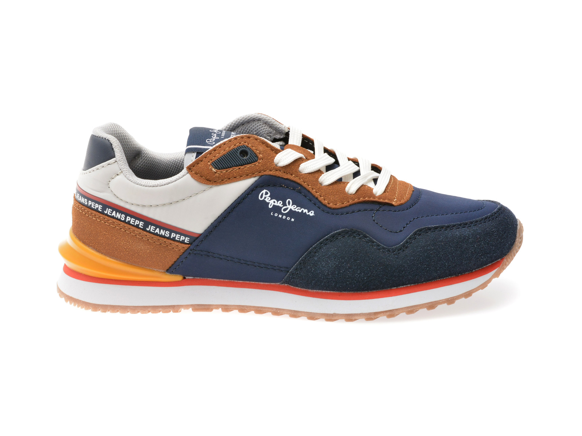 Pantofi sport PEPE JEANS bleumarin, LONDON JUMP, din material textil