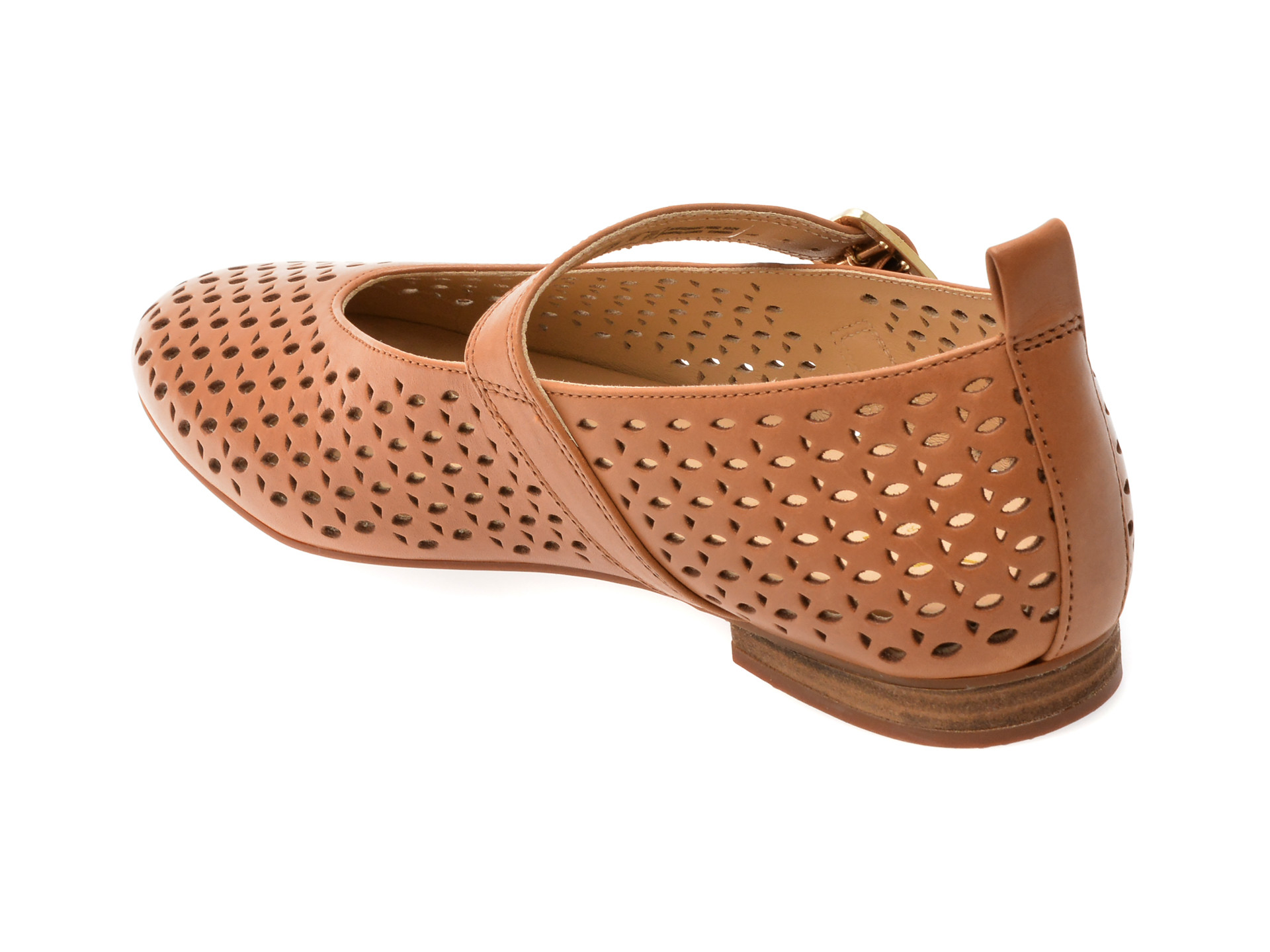 Balerini CLARKS maro, FAWNA JANE, din piele naturala