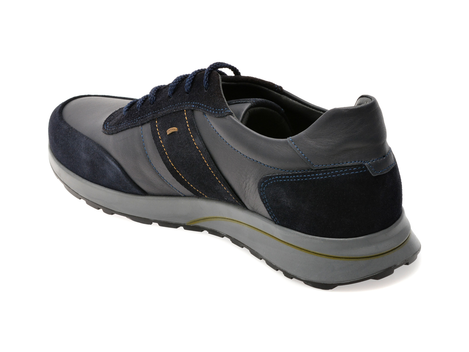 Pantofi sport OTTER bleumarin, 6541, din piele naturala
