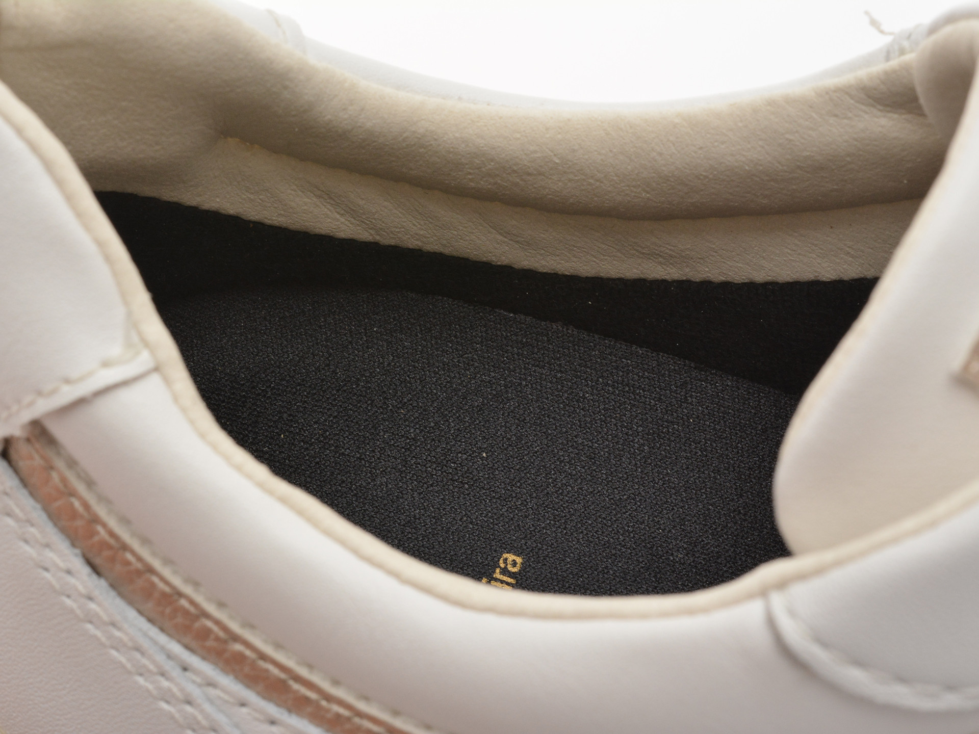 Pantofi sport GEOX albi, D563LB, din piele naturala