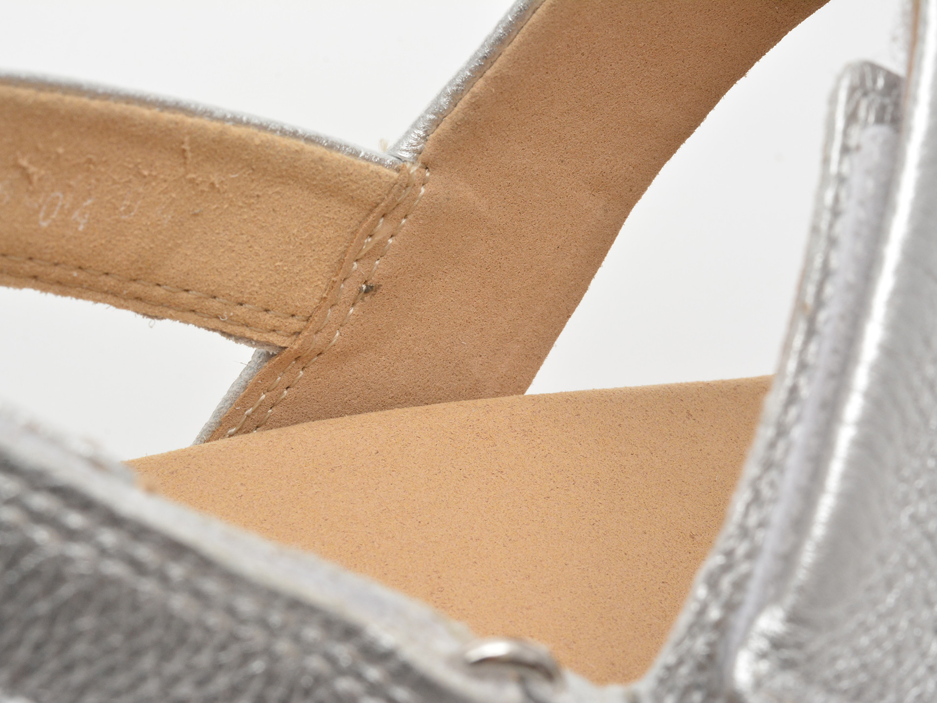 Sandale ARA argintii, 21401, din piele naturala