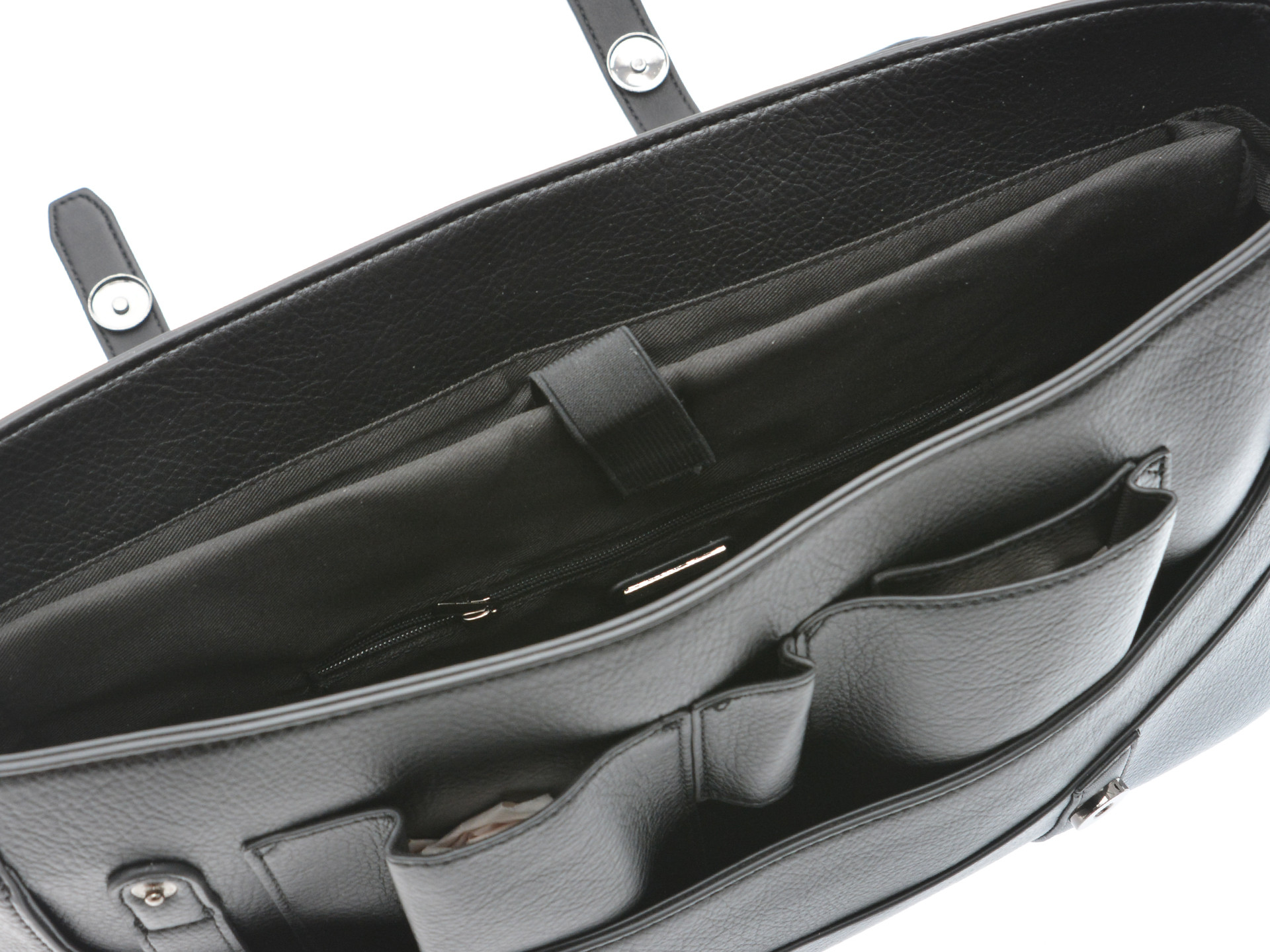 Geanta ALDO neagra, HILDEBRAD 009, din piele ecologica