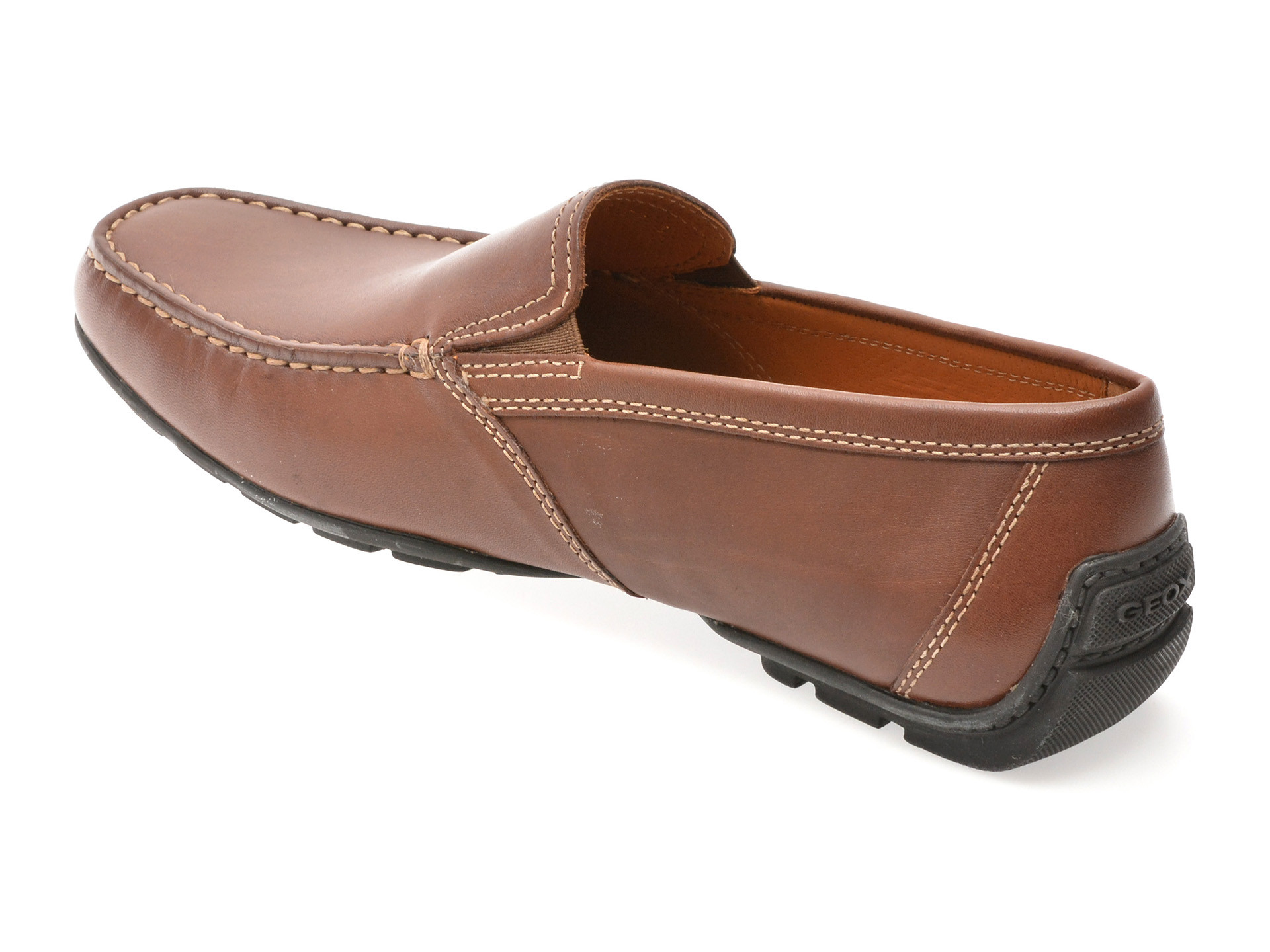 Mocasini GEOX maro, U1144V, din piele naturala