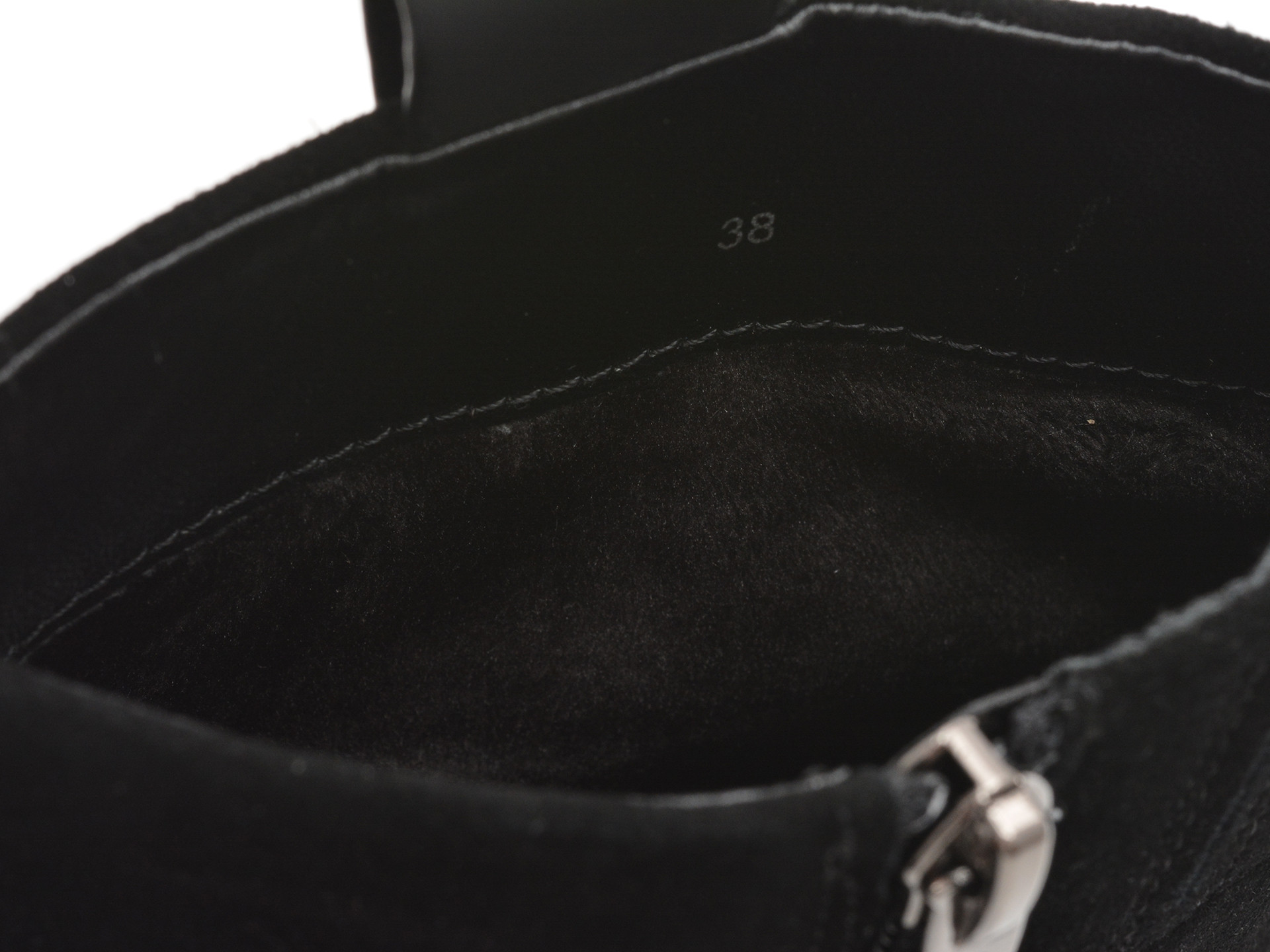 Ghete ALDO negre, AT91, din piele intoarsa