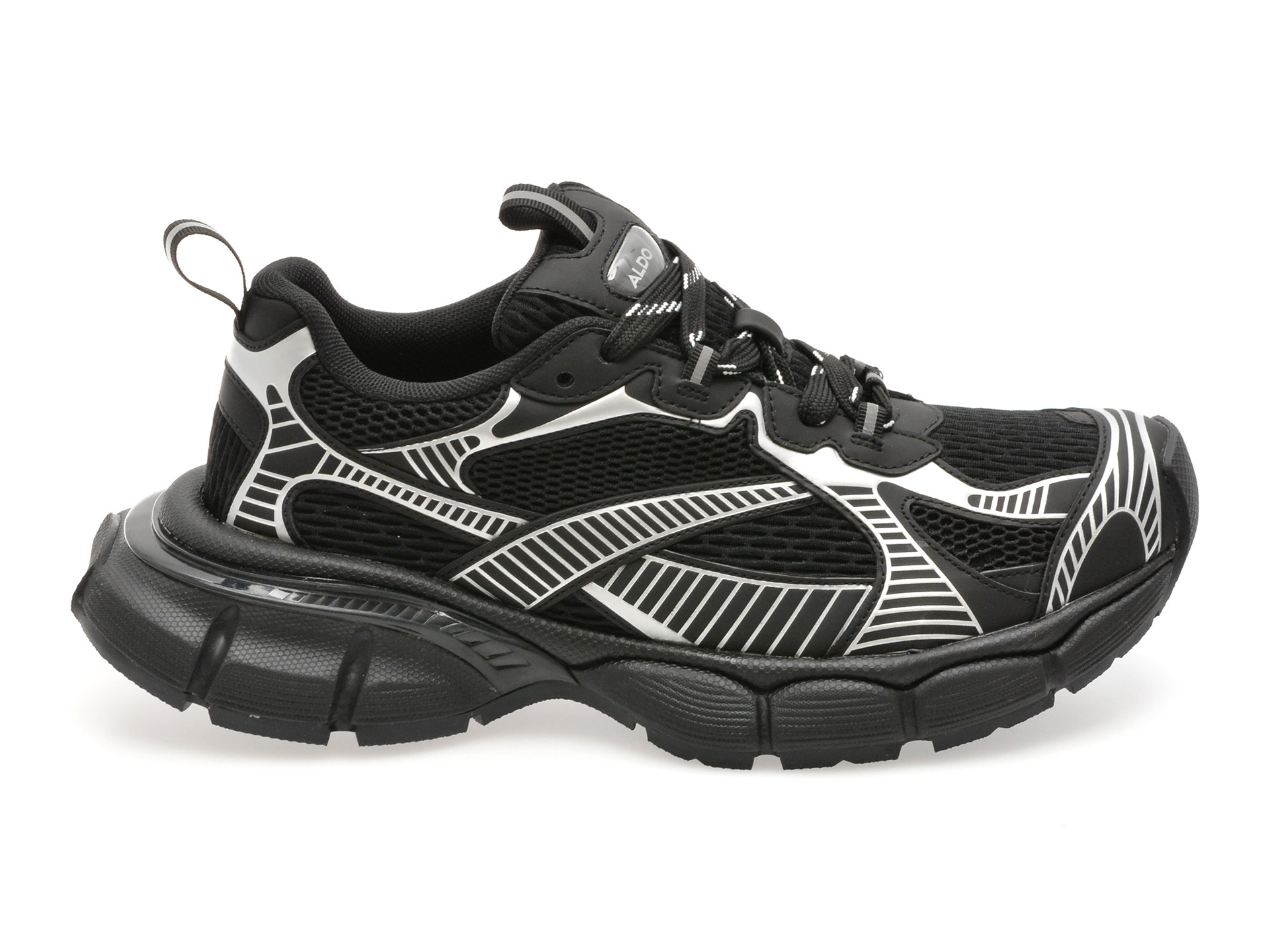 Pantofi sport ALDO negri, JENSEN 001, din material textil