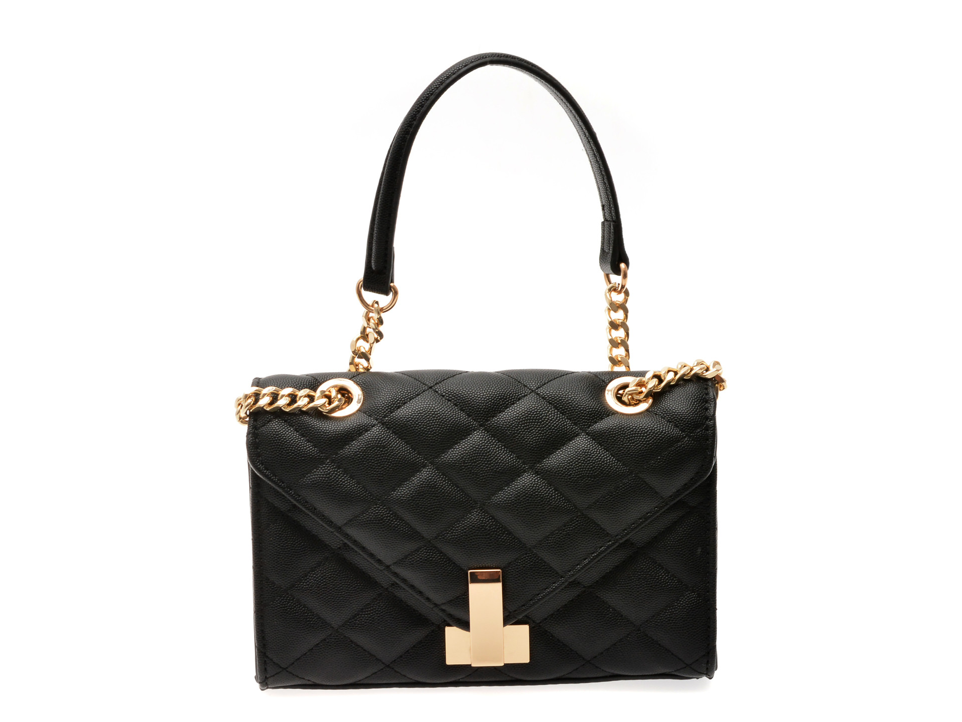 Geanta ALDO neagra, CHELSY 001, din piele ecologica