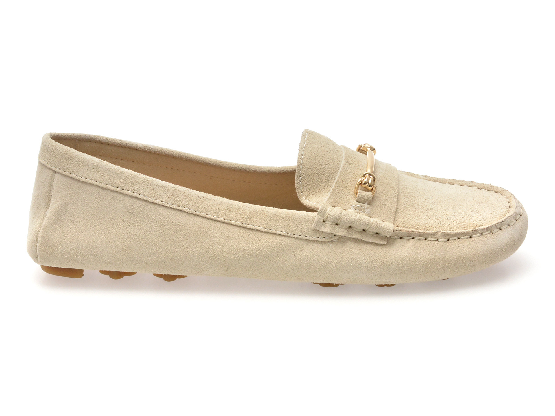 Mocasini ALDO albi, SEABREEZE 110, din piele intoarsa