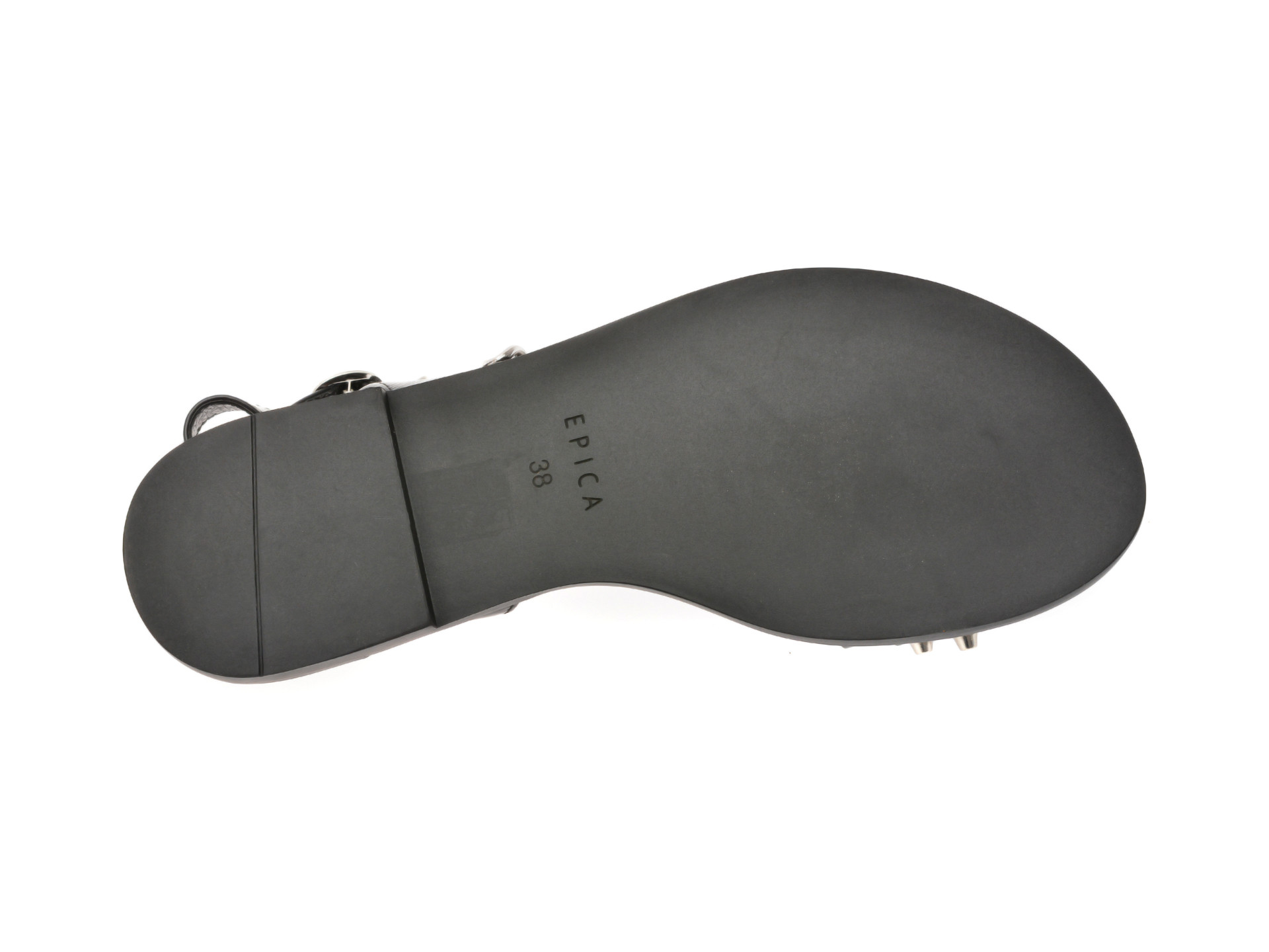 Sandale EPICA negre, 3L105, din piele naturala