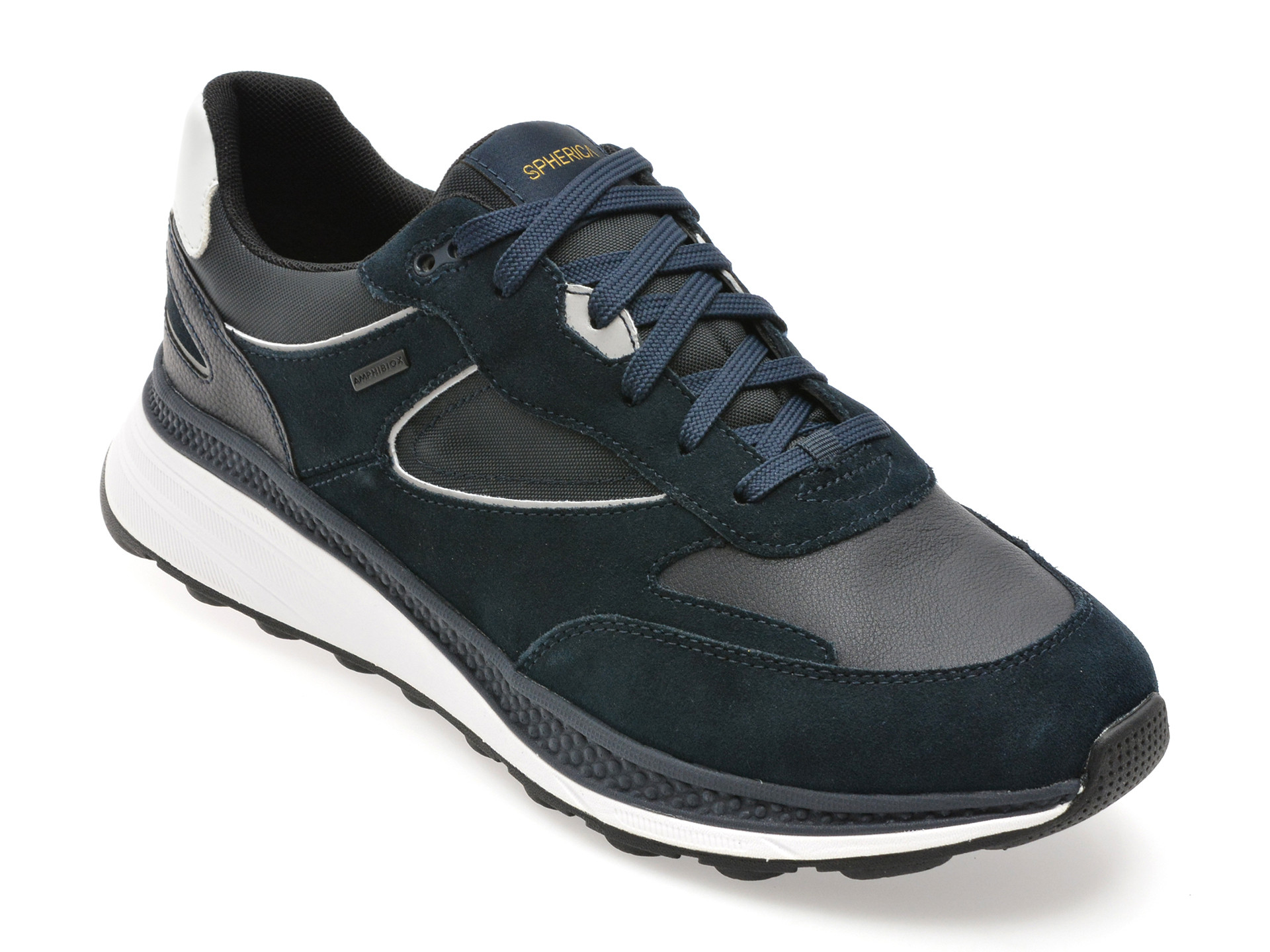 Pantofi sport GEOX bleumarin, U46HGA, din piele naturala