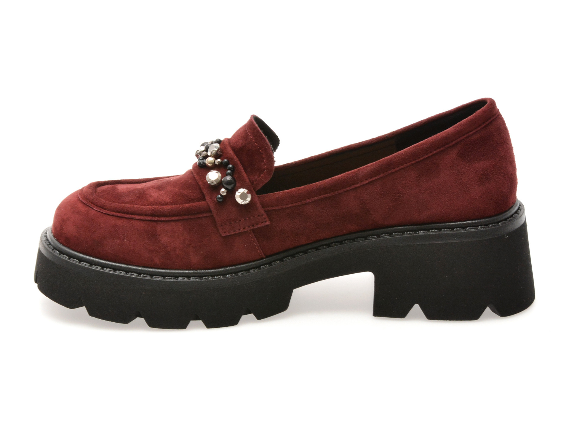 Mocasini EPICA visinii, P481, din piele intoarsa