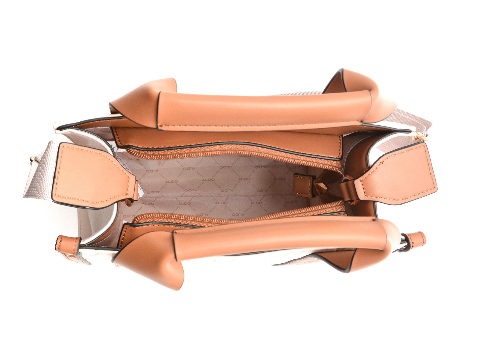 Geanta ALDO bej, QIANWANN 110, din piele ecologica